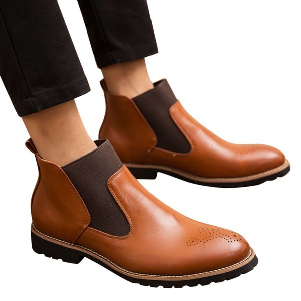 sagace new leather boots men fashion ankle boots leather comfortable casual shoes men waterproof man, Black
sagace new leather boots men fashion ankle boots leather comfortable casual shoes men waterproof man, Black