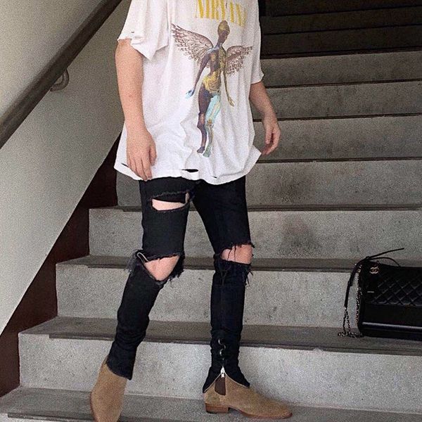 new arrivals men fashion designers design motorcycle biker hip hop hole ankle zipper straight jeans pants trouser size 30-36, Blue
new arrivals men fashion designers design motorcycle biker hip hop hole ankle zipper straight jeans pants trouser size 30-36, Blue