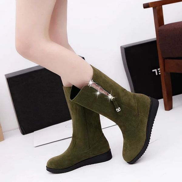 2018 winter women's boots woman riding equestrian motorcycle boots ladies mid-calf elegant fashion casual style shine crystal, Black
2018 winter women's boots woman riding equestrian motorcycle boots ladies mid-calf elegant fashion casual style shine crystal, Black