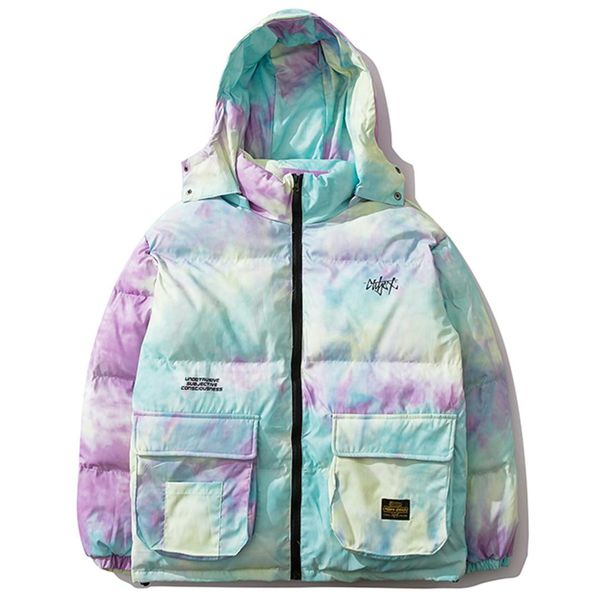shengyujin tie dyeing men thick parkas fashion casual warm jacket coats 2019 harajuku hip hop cotton male overcoats streetwear, Black
shengyujin tie dyeing men thick parkas fashion casual warm jacket coats 2019 harajuku hip hop cotton male overcoats streetwear, Black