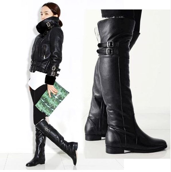 Large size 43 women shoes knee high boots buckle zipper Retro women's keep warm plush riding boots thick fur winter snow boots
Large size 43 women shoes knee high boots buckle zipper Retro women's keep warm plush riding boots thick fur winter snow boots
