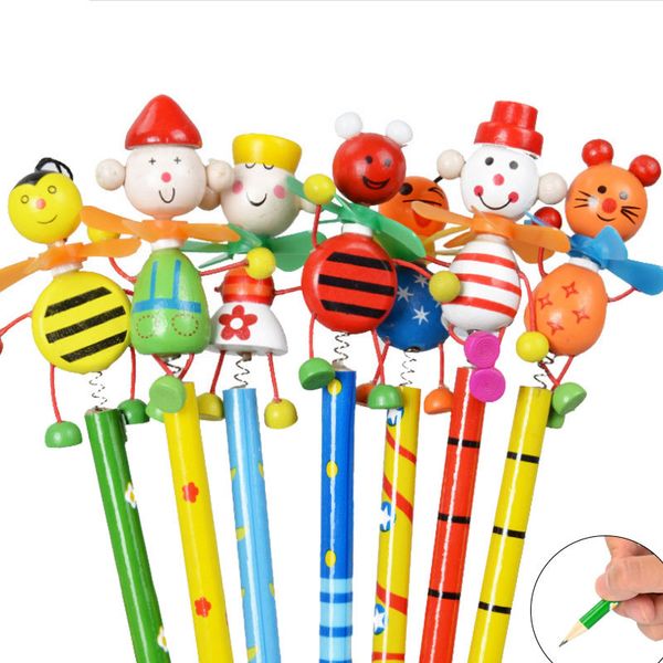 Many Style Cartoon Spring Pencil Kindergarten School Stationery Students Children Kids Gift