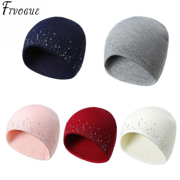 female winter beanie hats knitted cap women flashing rhinestone solid bonnet girl glitterskullies hat touca feminina inverno
female winter beanie hats knitted cap women flashing rhinestone solid bonnet girl glitterskullies hat touca feminina inverno