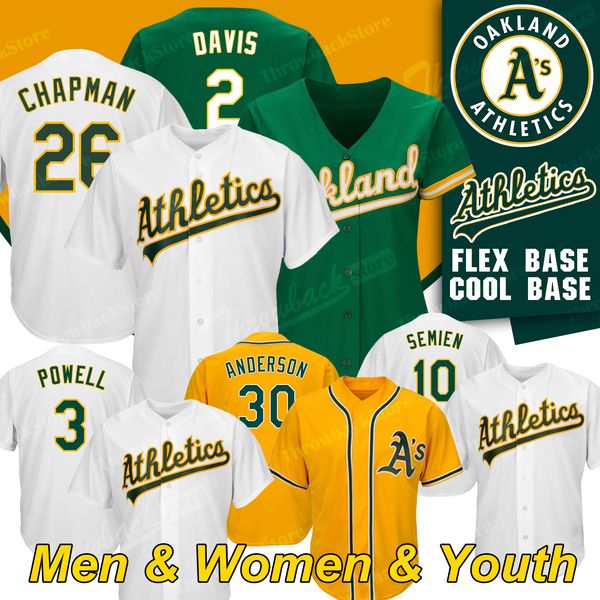Oakland Custom Athletics Jersey Matt Chapman 2 Khris Davis 21 Marco Estrada 35 Aaron Brooks Custom Baseball Jerseys
Oakland Custom Athletics Jersey Matt Chapman 2 Khris Davis 21 Marco Estrada 35 Aaron Brooks Custom Baseball Jerseys