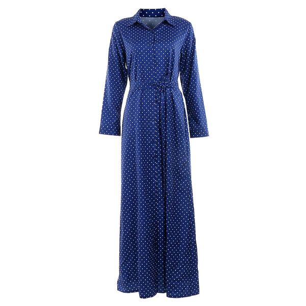 2019 new style fashion women's vintage polka dot party long sleeve dress with belt long dresses, Black;gray
2019 new style fashion women's vintage polka dot party long sleeve dress with belt long dresses, Black;gray