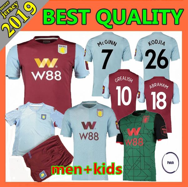 men kids 19 20 aston villa away soccer jerseys 2019 2020 home third wesley grealish el ghazi hutton mcginn kodja football shirts, Black;yellow
men kids 19 20 aston villa away soccer jerseys 2019 2020 home third wesley grealish el ghazi hutton mcginn kodja football shirts, Black;yellow