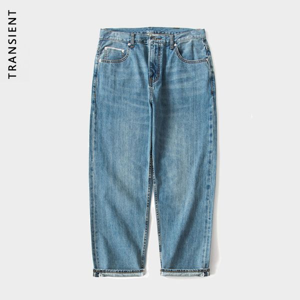 trs men s wear ss2020 loose deep light wash red ear tannin men s 9 point jeans, Blue
trs men s wear ss2020 loose deep light wash red ear tannin men s 9 point jeans, Blue