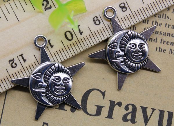 wholesale 100pcs sun moon alloy charms pendant retro jewelry making diy keychain ancient silver pendant for bracelet earrings 27x25mm, Bronze;silver
wholesale 100pcs sun moon alloy charms pendant retro jewelry making diy keychain ancient silver pendant for bracelet earrings 27x25mm, Bronze;silver