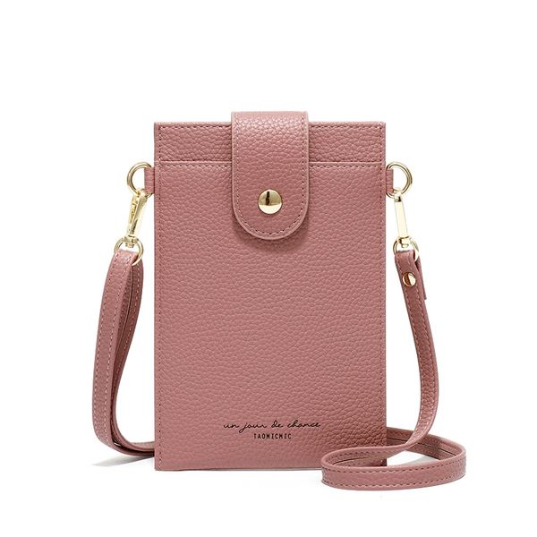 fashion simple women's bag women's niche messenger bag thin mobile wallet