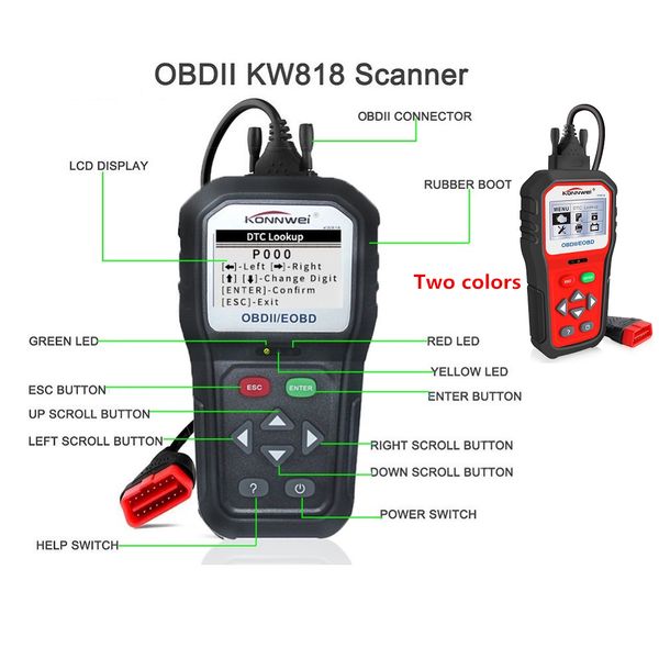obd obd2 scanner konnwei kw818 automotive scanner usb interface12v car diagnostic tool support all 10 modes of obd2 test
obd obd2 scanner konnwei kw818 automotive scanner usb interface12v car diagnostic tool support all 10 modes of obd2 test