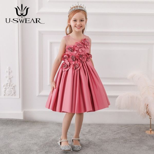 sweet kid flower girl dresses satin flower princess dress sleeveless children evening gown first communion party decorations, Red;yellow
sweet kid flower girl dresses satin flower princess dress sleeveless children evening gown first communion party decorations, Red;yellow