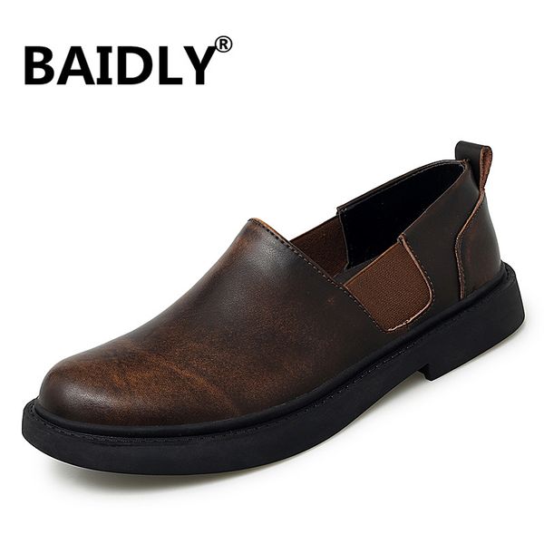 genuine leather shoes men new male flats outdoor non-slip men shoes business male footwear zapatillas hombre, Black
genuine leather shoes men new male flats outdoor non-slip men shoes business male footwear zapatillas hombre, Black