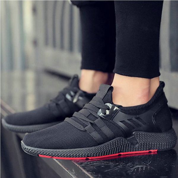 running shoes all black shoes comfortable men walking sneakers men for outdoor hc-66
running shoes all black shoes comfortable men walking sneakers men for outdoor hc-66