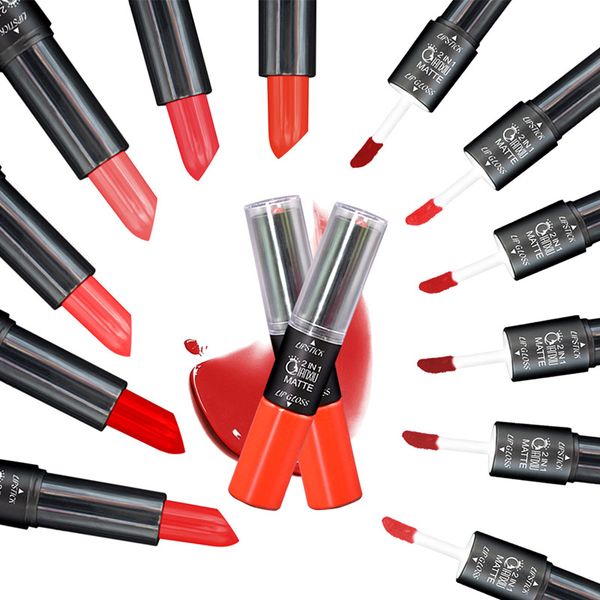 efolar brand lipstick + lip gloss double head lip makeup combination easy to color not decolorizing moisture replenishment moist
efolar brand lipstick + lip gloss double head lip makeup combination easy to color not decolorizing moisture replenishment moist