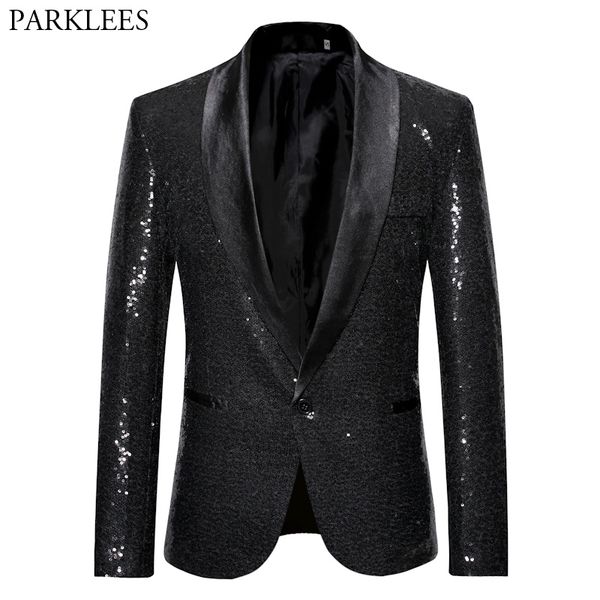 mens shiny blazer jacket gold sequin glitter suit jacket men party nigtclub single breasted suit blazer dj stage singer clothes, White;black
mens shiny blazer jacket gold sequin glitter suit jacket men party nigtclub single breasted suit blazer dj stage singer clothes, White;black