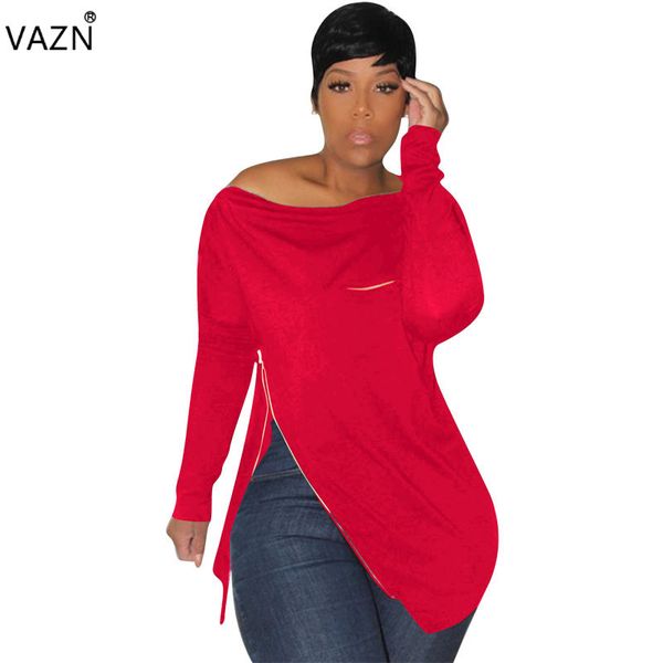 vazn 2018 fashion solid 5-colors slim sweatshirt elegant ladies full sleeve slash neck zipper split sweatshirt hgl1080, Black
vazn 2018 fashion solid 5-colors slim sweatshirt elegant ladies full sleeve slash neck zipper split sweatshirt hgl1080, Black