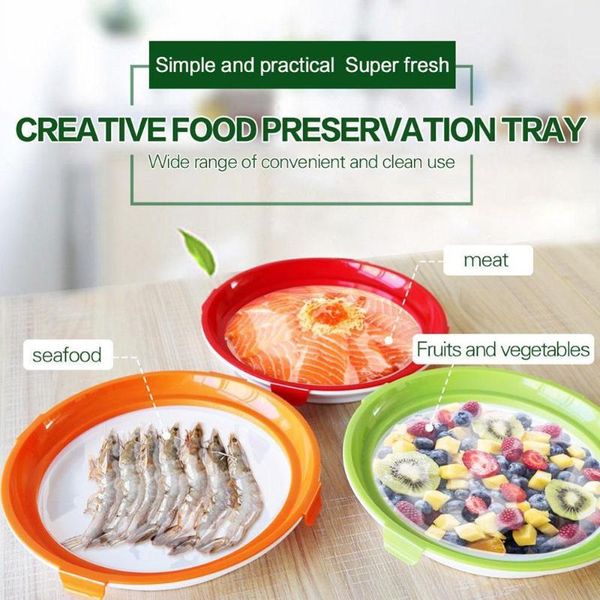 round tray keep creative preservation fresh spacer organizer preservate refrigerator storage
round tray keep creative preservation fresh spacer organizer preservate refrigerator storage