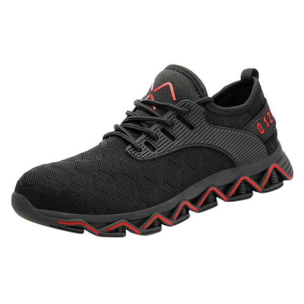 breathable air mesh couple walking jogging footwear woven safety shoes anti-smashing anti-piercing work shoes for male #zc, Black
breathable air mesh couple walking jogging footwear woven safety shoes anti-smashing anti-piercing work shoes for male #zc, Black