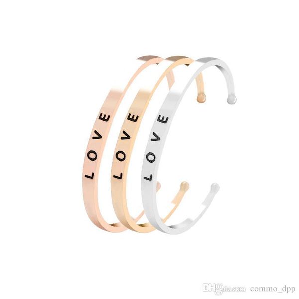2019 мода выгравированы love letter манжета bangle женщин творческий открытый браслет для мужчин пара роскошные ювелирные изделия подарок, White
2019 мода выгравированы love letter манжета bangle женщин творческий открытый браслет для мужчин пара роскошные ювелирные изделия подарок, White