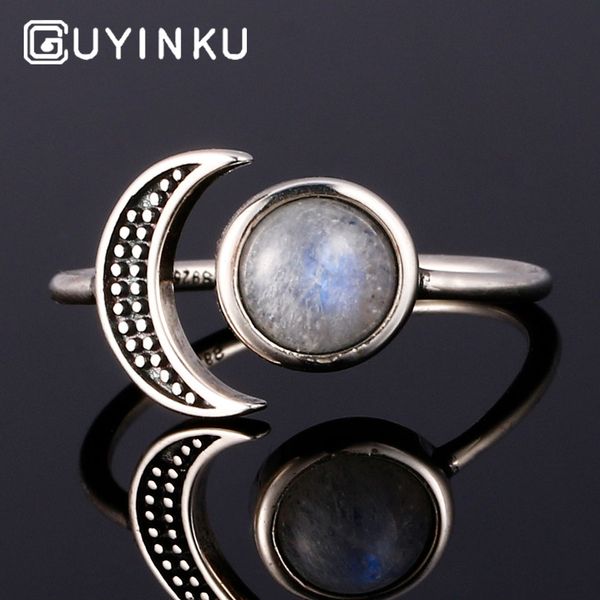 guyinku romantic moon sun shape rings 925 sterling silver natural moonstone rings for women wedding gift fine jewelry adjustable, Golden;silver
guyinku romantic moon sun shape rings 925 sterling silver natural moonstone rings for women wedding gift fine jewelry adjustable, Golden;silver