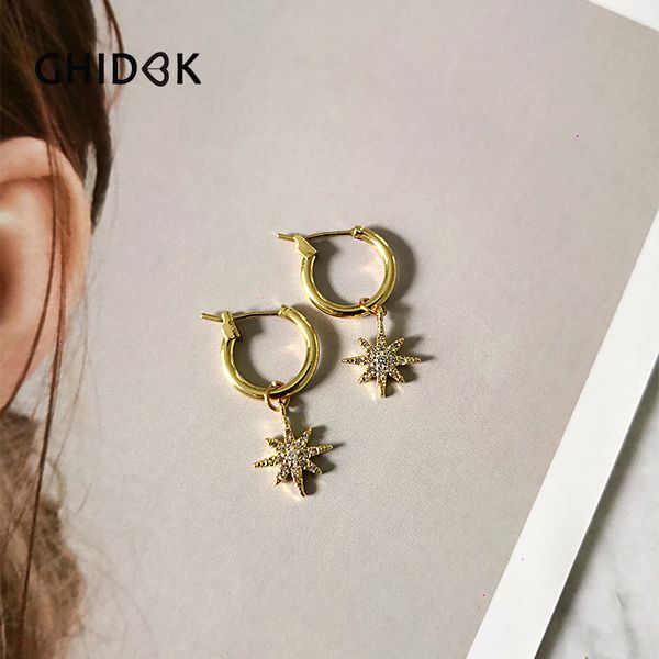ghidbk gold eight pointed star huggie hoop earrings women religious cross cubic zirconia earrings little geometric ring earring, Golden;silver
ghidbk gold eight pointed star huggie hoop earrings women religious cross cubic zirconia earrings little geometric ring earring, Golden;silver