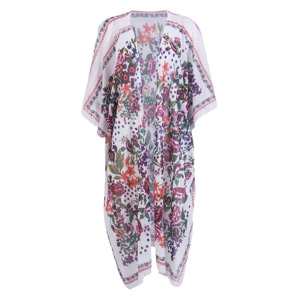 women floral bikini cover up new long loose beach wear flower pattern shawl cardigan cover up beach dress swimsuit cover-ups, Blue;gray
women floral bikini cover up new long loose beach wear flower pattern shawl cardigan cover up beach dress swimsuit cover-ups, Blue;gray