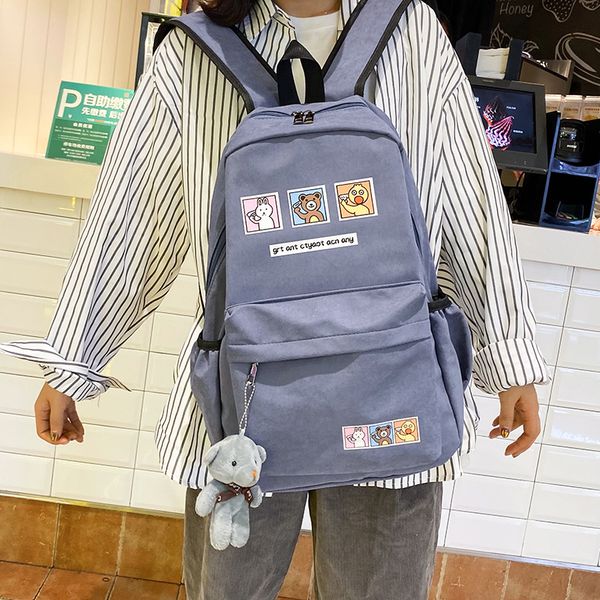 schoolbag new style women's bag canvas cartoon backpack casual schoolbag women backpack
schoolbag new style women's bag canvas cartoon backpack casual schoolbag women backpack