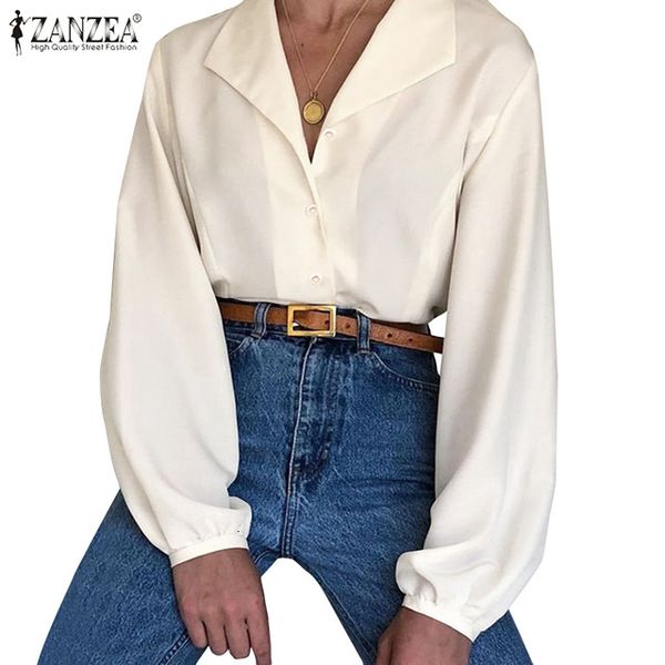 office 2020 blouse zanzea women's lady work tunic shirts casual long sleeve blusas elegant female solid chemise plus size, White
office 2020 blouse zanzea women's lady work tunic shirts casual long sleeve blusas elegant female solid chemise plus size, White
