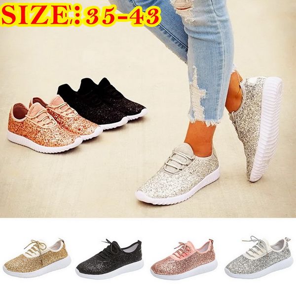 2019 new spring glitter sneaker women walking shoes soft metallic sequins light weight shoes summer running sport
2019 new spring glitter sneaker women walking shoes soft metallic sequins light weight shoes summer running sport