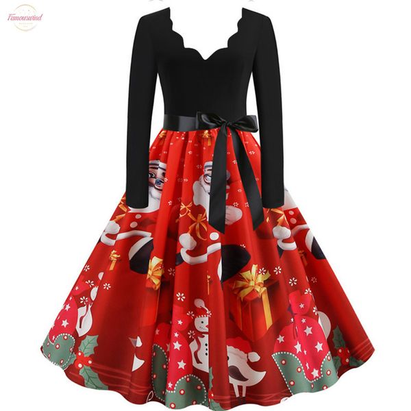 fashion christmas dress women long sleeve christmas musical notes print vintage flare dress robe pull femme hiver guahao, Black;gray
fashion christmas dress women long sleeve christmas musical notes print vintage flare dress robe pull femme hiver guahao, Black;gray