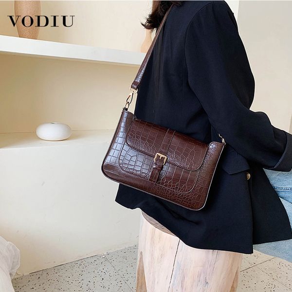 niche design shoulder bag new women fashion handbag ladies retro crocodile pattern pu leather underarm bags
niche design shoulder bag new women fashion handbag ladies retro crocodile pattern pu leather underarm bags