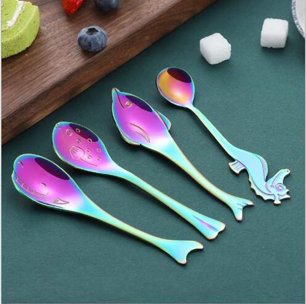 304 stainless steel mirage tableware creative fish, seahorse spoon, dolphin, whale, puffer mixing spoon coffee cup hanging spoon
304 stainless steel mirage tableware creative fish, seahorse spoon, dolphin, whale, puffer mixing spoon coffee cup hanging spoon