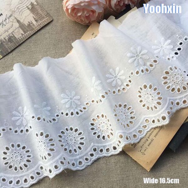16.5cm wide luxury white cotton embroidery flower lace collar fabric sewing applique diy ribbon trim bridal dubai guipure decor, Pink;blue
16.5cm wide luxury white cotton embroidery flower lace collar fabric sewing applique diy ribbon trim bridal dubai guipure decor, Pink;blue