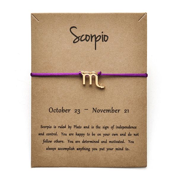 purple colors gold card fashion jewelry 12 constellations zodiac woven bracelet bangles for women, Golden;silver
purple colors gold card fashion jewelry 12 constellations zodiac woven bracelet bangles for women, Golden;silver