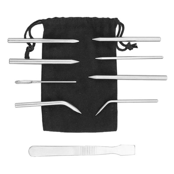 5pcs/9pcs diy paracord stitching needles set stainless steel portable lacing smoothing tool for bracelet laces strings
5pcs/9pcs diy paracord stitching needles set stainless steel portable lacing smoothing tool for bracelet laces strings