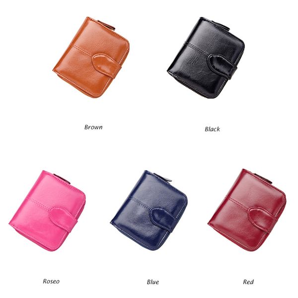 retro oil wax leather casual wallet zipper buckle phone bag small clutch short fashion wallet bag, Red;black
retro oil wax leather casual wallet zipper buckle phone bag small clutch short fashion wallet bag, Red;black