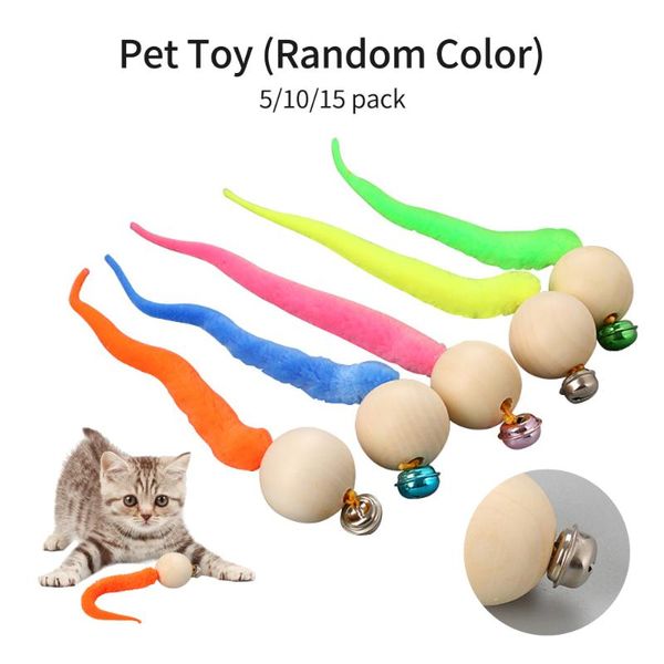 5/10/15pcs cat interactive toy wood ball with bell kitten chewing bite playing toys pet funny training toys random color
5/10/15pcs cat interactive toy wood ball with bell kitten chewing bite playing toys pet funny training toys random color