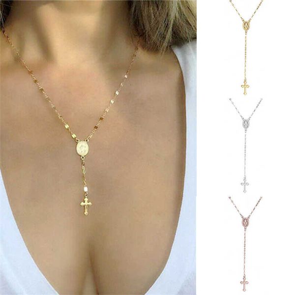 jesus necklace womens chain pendant new crucifix mary mens rosary virgin beads, Silver
jesus necklace womens chain pendant new crucifix mary mens rosary virgin beads, Silver