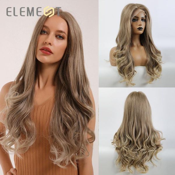 synthetic wigs long mix brown blonde ash lace front wig middle part body wave for white/black women
synthetic wigs long mix brown blonde ash lace front wig middle part body wave for white/black women