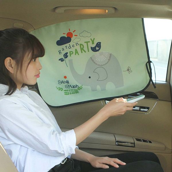2pcs cute cartoon car window shade magnetic sun block window shade curtain with magnetic design and uv sun protection (elephant
2pcs cute cartoon car window shade magnetic sun block window shade curtain with magnetic design and uv sun protection (elephant