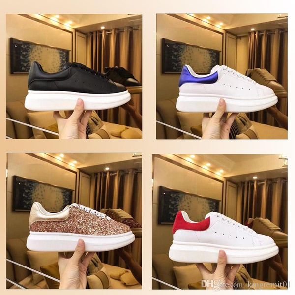 2019 new girl women sneakers casual leather shoes black casual shoes lace up designer comfort pretty men womens sneakers extremely durable