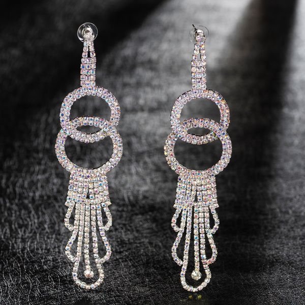 long fund earrings tassels eardrop jewelry personality exaggeration joker earring, Golden
long fund earrings tassels eardrop jewelry personality exaggeration joker earring, Golden