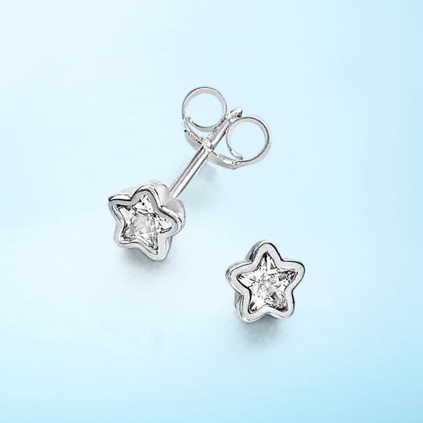 wholesale-splendid stud earrings for pandora 925 sterling silver shiny little star cz diamond exquisite lady stud earrings with original box, Golden;silver
wholesale-splendid stud earrings for pandora 925 sterling silver shiny little star cz diamond exquisite lady stud earrings with original box, Golden;silver
