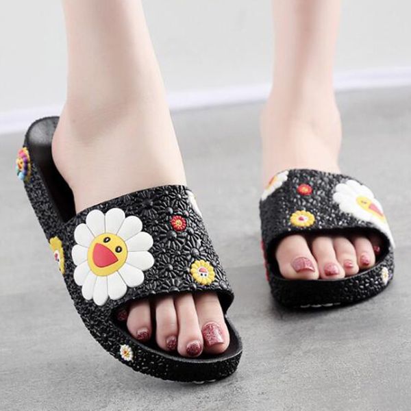 fashion summer shoes woman flat sandals sun flower slides mid heel flip-flops thick bottom female slip on beach shoes s207, Black
fashion summer shoes woman flat sandals sun flower slides mid heel flip-flops thick bottom female slip on beach shoes s207, Black