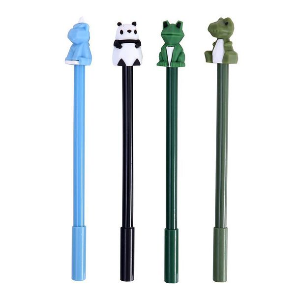 40 pcs/lot 3d animal gel pens for writing kawaii panda frog 0.5mm black ink pen korean stationery office school supplies caneta
40 pcs/lot 3d animal gel pens for writing kawaii panda frog 0.5mm black ink pen korean stationery office school supplies caneta