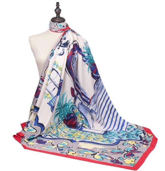 new fine fashion big-name butterfly butterfly 130cm large square scarf twill scarf shawl scarf female 2pieces/lot, Blue;gray
new fine fashion big-name butterfly butterfly 130cm large square scarf twill scarf shawl scarf female 2pieces/lot, Blue;gray