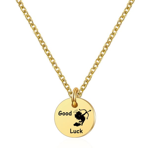 statement necklace for women fashion jewelry cupid lady necklace good luck stainless steel gold clavicle chain, Silver
statement necklace for women fashion jewelry cupid lady necklace good luck stainless steel gold clavicle chain, Silver