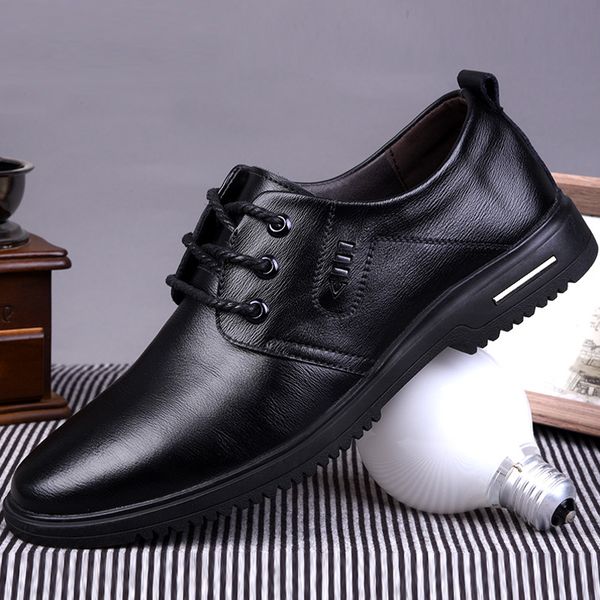 fashion new spring autumn men's flat shoes casual shoes lightweight comfortable men's fashion leather loafers, Black
fashion new spring autumn men's flat shoes casual shoes lightweight comfortable men's fashion leather loafers, Black
