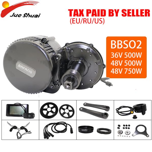 bafang bbs02 mid drive motor kit 48v 500w/750w electric bicycle bike ebike conversion kit central motor 8fun engine 46t 48t 52t
bafang bbs02 mid drive motor kit 48v 500w/750w electric bicycle bike ebike conversion kit central motor 8fun engine 46t 48t 52t
