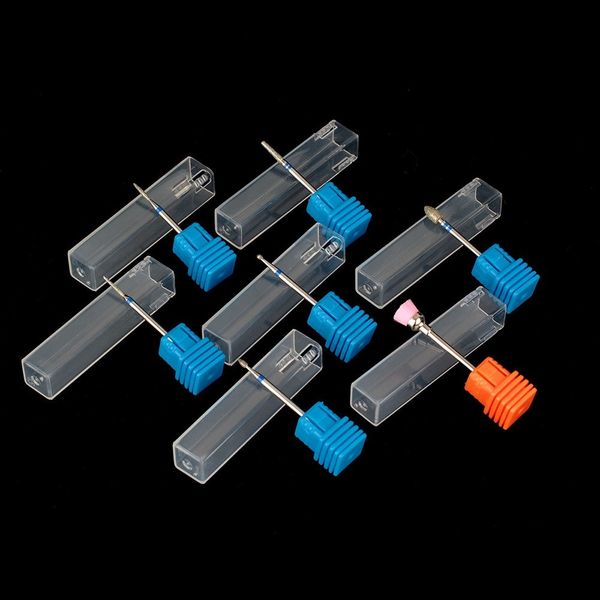 tungsten carbide steel drill bit with brush metal bits for electric nail art machine burs nano coating nail drill accessories, Silver
tungsten carbide steel drill bit with brush metal bits for electric nail art machine burs nano coating nail drill accessories, Silver